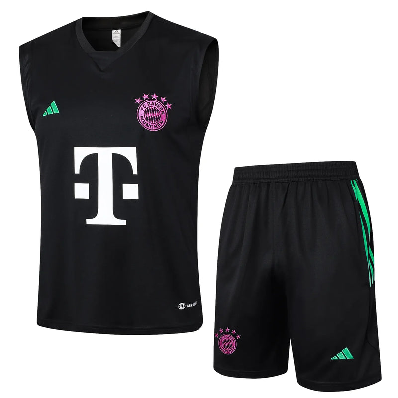 Conjunto Bayern de Munique Treino Regata 24/25 - Preto