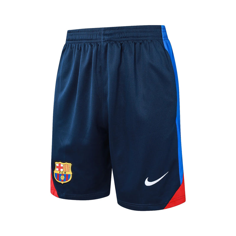Conjunto Barcelona Treino Regata 24/25 - Vermelho e Azul